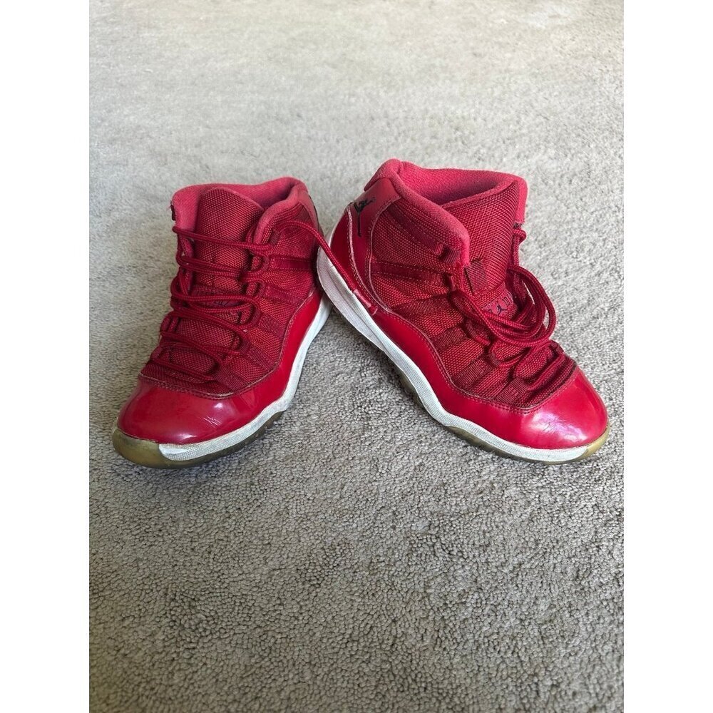 Nike Air Jordan 11 XI Retro “Win Like 96” Gym Red 378039-623 Youth Size 3